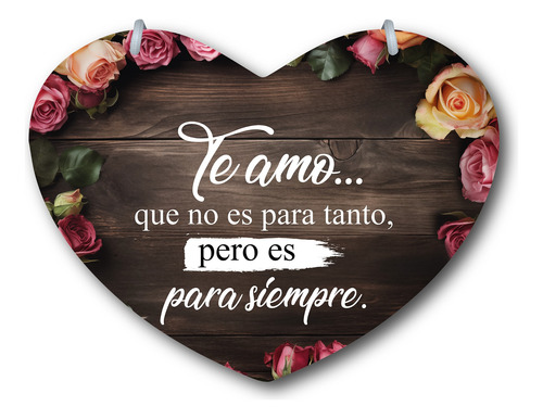 Letrero Pajes Boda Diseño Corazón 40x30cm Decoración M2