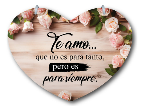 Letrero Pajes Boda Diseño Corazón 40x30cm Decoración A2