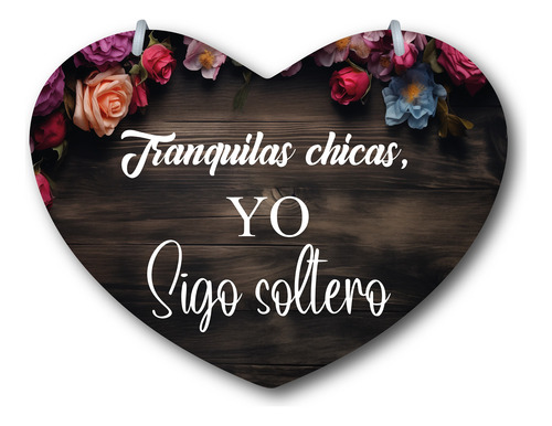 Letrero Pajes Boda Diseño Corazón 40x30cm Decoración C4