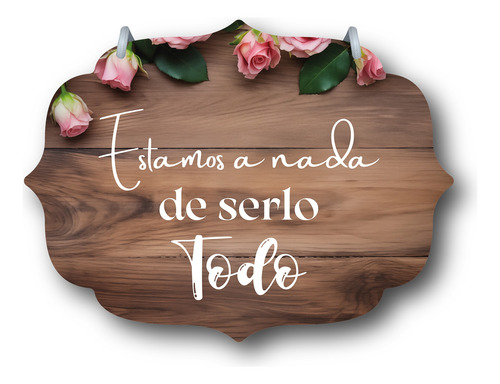 Letrero Pajes Boda Diseño 40x30cm Decoración H3