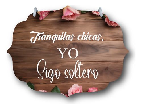 Letrero Pajes Boda Diseño 40x30cm Decoración G4