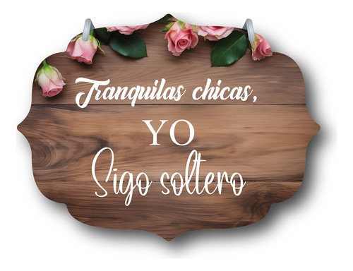 Letrero Pajes Boda Diseño 40x30cm Decoración H4