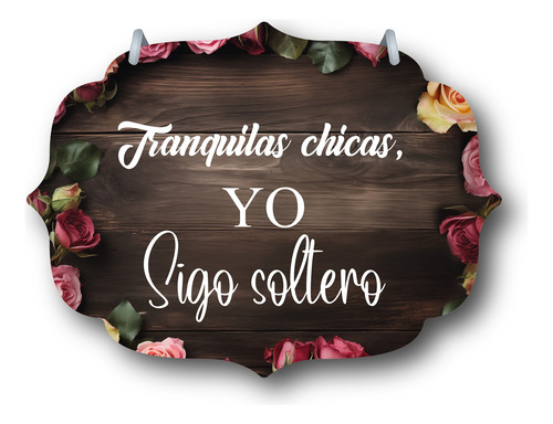 Letrero Pajes Boda Diseño 40x30cm Decoración M4