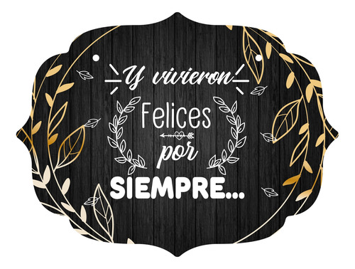 Letrero Cuadro Paje Boda Decoración 40x30cm P10 M1-5