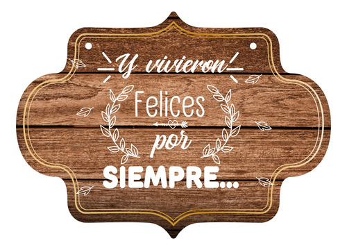 Letrero Cuadro Paje Boda Decoración 40x30cm P13 F5