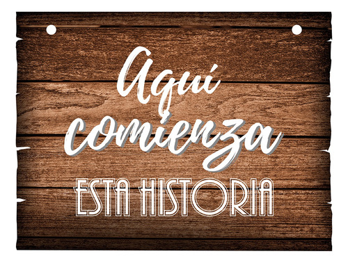 Letrero Cuadro Paje Boda Decoración 40x30cm  P02 C18