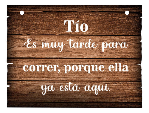 Letrero Cuadro Paje Boda Decoración 40x30cm  P02 C2