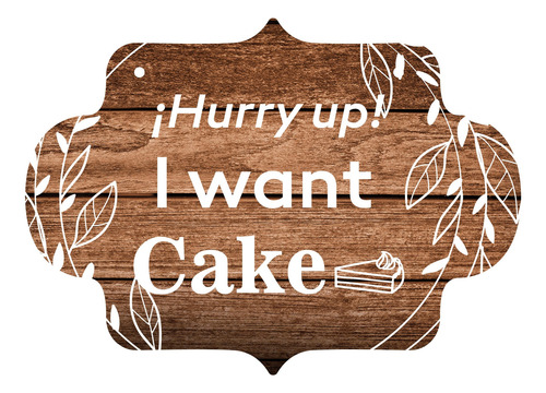 Letrero Cuadro Paje Boda Decoración 40x30cm P09 M3-16