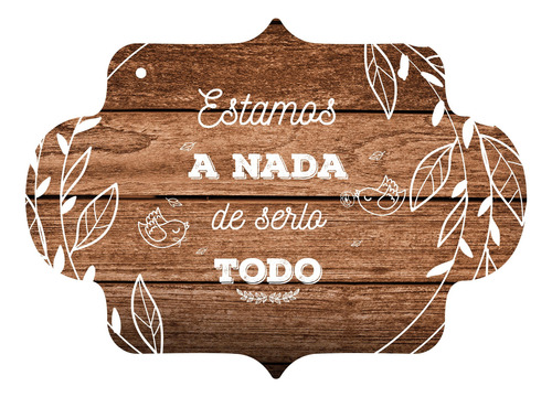 Letrero Cuadro Paje Boda Decoración 40x30cm P09 M3-8