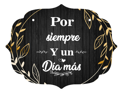 Letrero Cuadro Paje Boda Decoración 40x30cm P10 M1-11