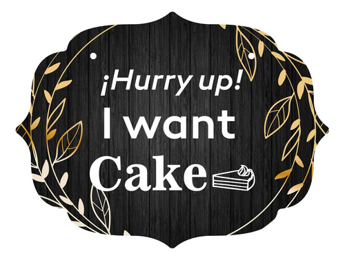 Letrero Cuadro Paje Boda Decoración 40x30cm P10 M1-16