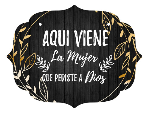 Letrero Cuadro Paje Boda Decoración 40x30cm P10 M1-14