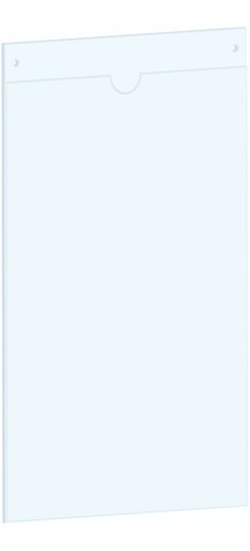 Porta Hojas Doble Carta Vertical, Acrílico De 3mm Pack 25