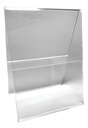 Porta Menú Folletos Publicidad Acrílico 3mm M4 Pack 25