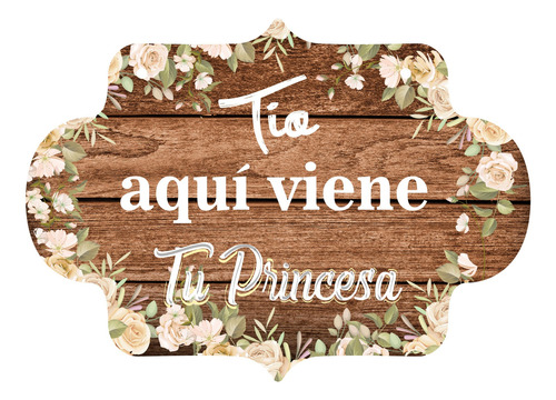 Letrero Cuadro Paje Boda Decoración 40x30cm  P08 M2-13