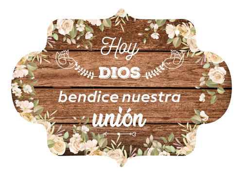 Letrero Cuadro Paje Boda Decoración 40x30cm  P08 M2-9