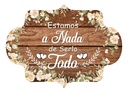 Letrero Cuadro Paje Boda Decoración 40x30cm  P08 M2-4