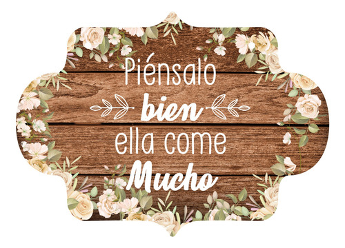 Letrero Cuadro Paje Boda Decoración 40x30cm  P08 M2-10