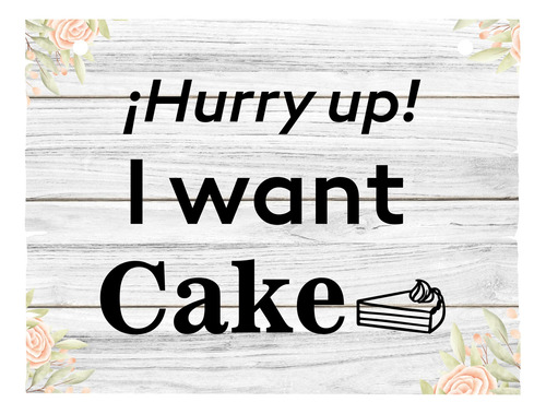 Letrero Cuadro Paje Boda Decoración 40x30cm  P06 B1-16