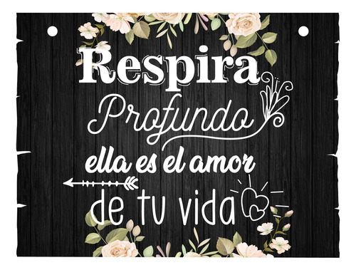 Letrero Cuadro Paje Boda Decoración 40x30cm  P14 N2-17