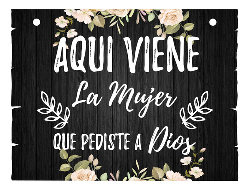 Letrero Cuadro Paje Boda Decoración 40x30cm  P14 N2-14