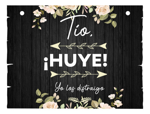 Letrero Cuadro Paje Boda Decoración 40x30cm  P14 N2-18