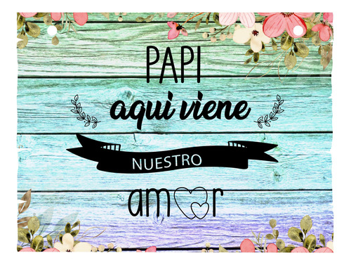 Letrero Cuadro Paje Boda Decoración 40x30cm  P05 A1-6