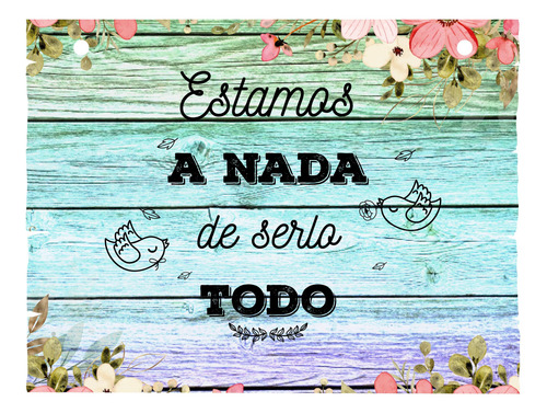 Letrero Cuadro Paje Boda Decoración 40x30cm  P05 A1-8