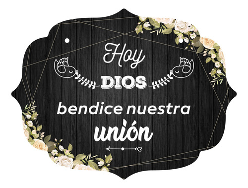 Letrero Cuadro Paje Boda Decoración 40x30cm  P11 M2-9