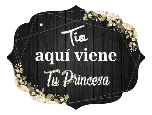 Letrero Cuadro Paje Boda Decoración 40x30cm  P11 M2-13