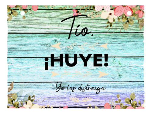 Letrero Cuadro Paje Boda Decoración 40x30cm  P05 A1-18