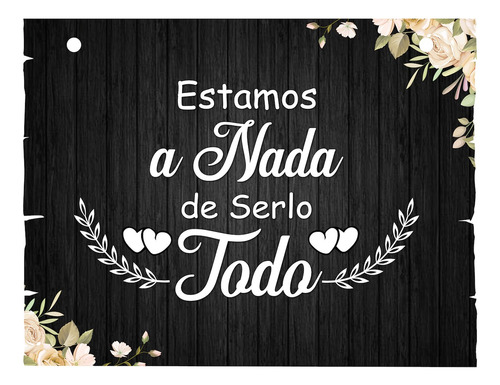 Letrero Cuadro Paje Boda Decoración 40x30cm  P04 C4