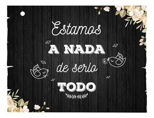 Letrero Cuadro Paje Boda Decoración 40x30cm  P04 C8