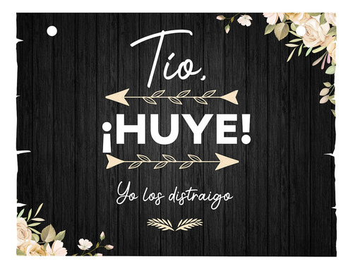 Letrero Cuadro Paje Boda Decoración 40x30cm  P04 C18