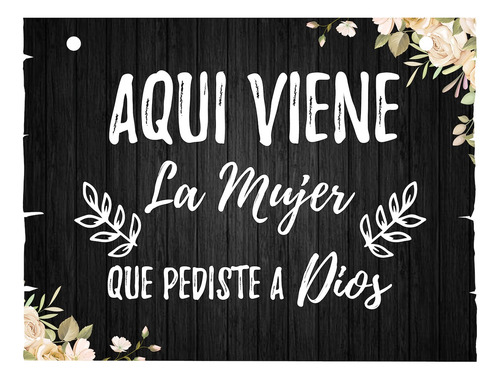 Letrero Cuadro Paje Boda Decoración 40x30cm  P04 C14