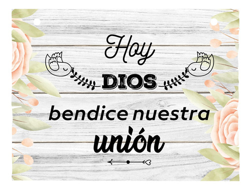 Letrero Cuadro Paje Boda Decoración 40x30cm P01 C8