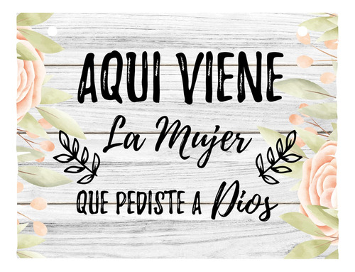 Letrero Cuadro Paje Boda Decoración 40x30cm P01 C3