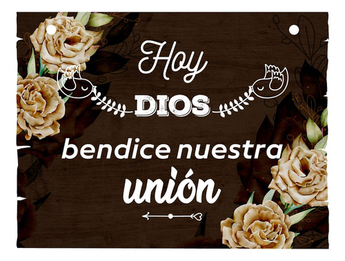 Letrero Cuadro Paje Boda Decoración 40x30cm  P07 C9