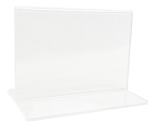 Porta Menu Acrílico Restaurantes Carta Horizontal (60pz)