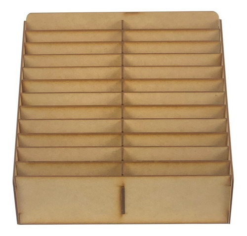 Caja Comandero Organizador Pared Mdf Con 20 Espacios