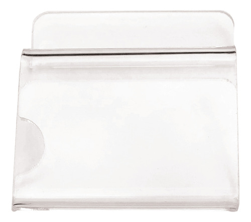Porta Precio Panel Ranurado Acrílico De 2mm 55x45mm Pack 25