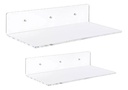 Pack 8 Repisas Estante Flotante De Acrílico 6mm Para Pared