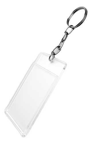 Llavero Porta Retrato Económico Acrílico 2mm 5x4 Cm Pack 200
