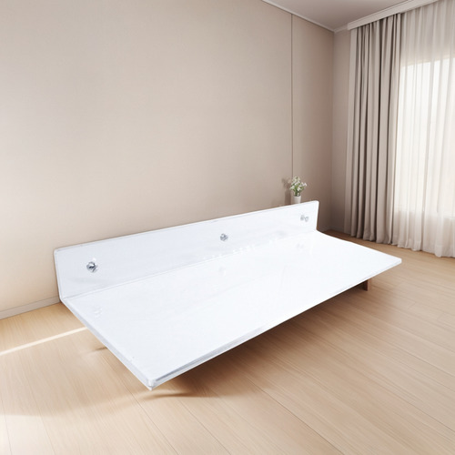 Repisa Estante Flotante Acrilico 4 Mm Para Pared 80 X 30 Cm