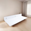 Repisa Estante Flotante Acrilico 4 Mm Para Pared 80 X 30 Cm