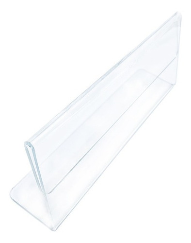 Porta Nombre, Acrílico De 2mm 23x10.5x5 Cm Pack 25