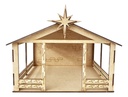 Nacimiento Navideño Pesebre Niño Dios Decoración Mdf 
