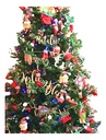 Nombres 6 Cm Para Árbol De Navidad Paquete Con 6 Pintados