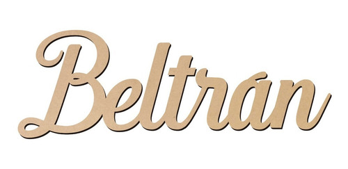 Nombres Decorativos Personalizados Mdf 6mm - 60x20 Cm