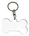 Llaveros Acrilico Forma Hueso, Pack 25 Pzs. 